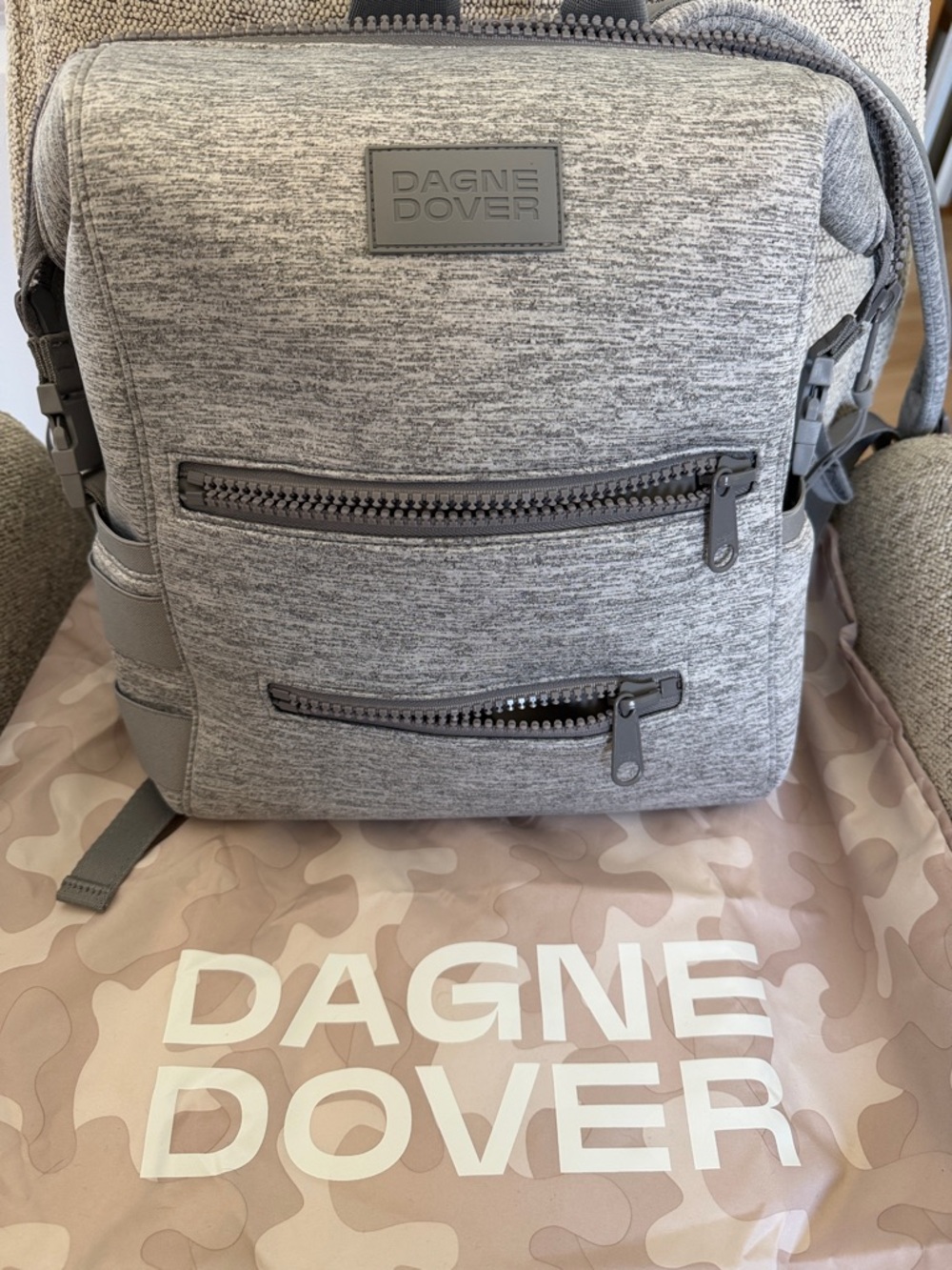 Dagne Dover Heather Gray Compact Backpack - Women’s Everyday Carry